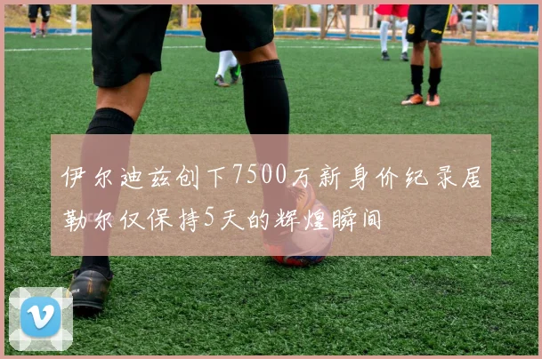 伊尔迪兹创下7500万新身价纪录居勒尔仅保持5天的辉煌瞬间